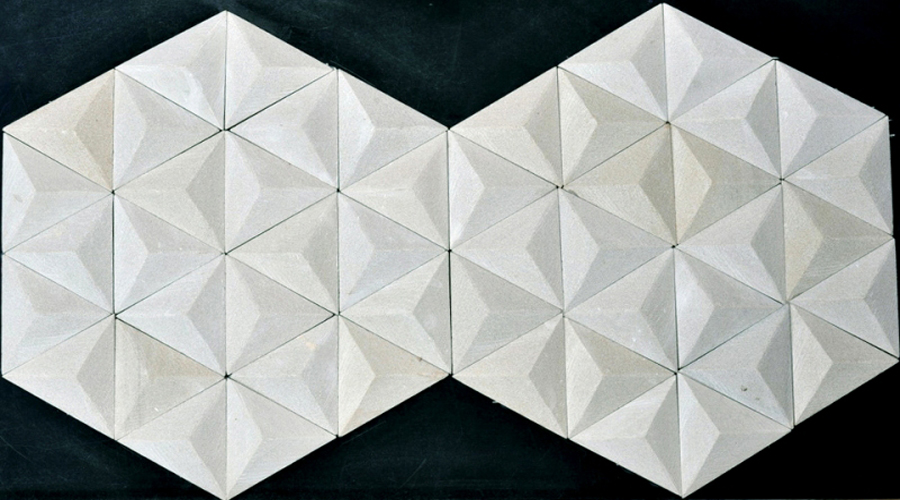 Wall Cladding 3D Design Stone Mosaic Tile for Interior Wall